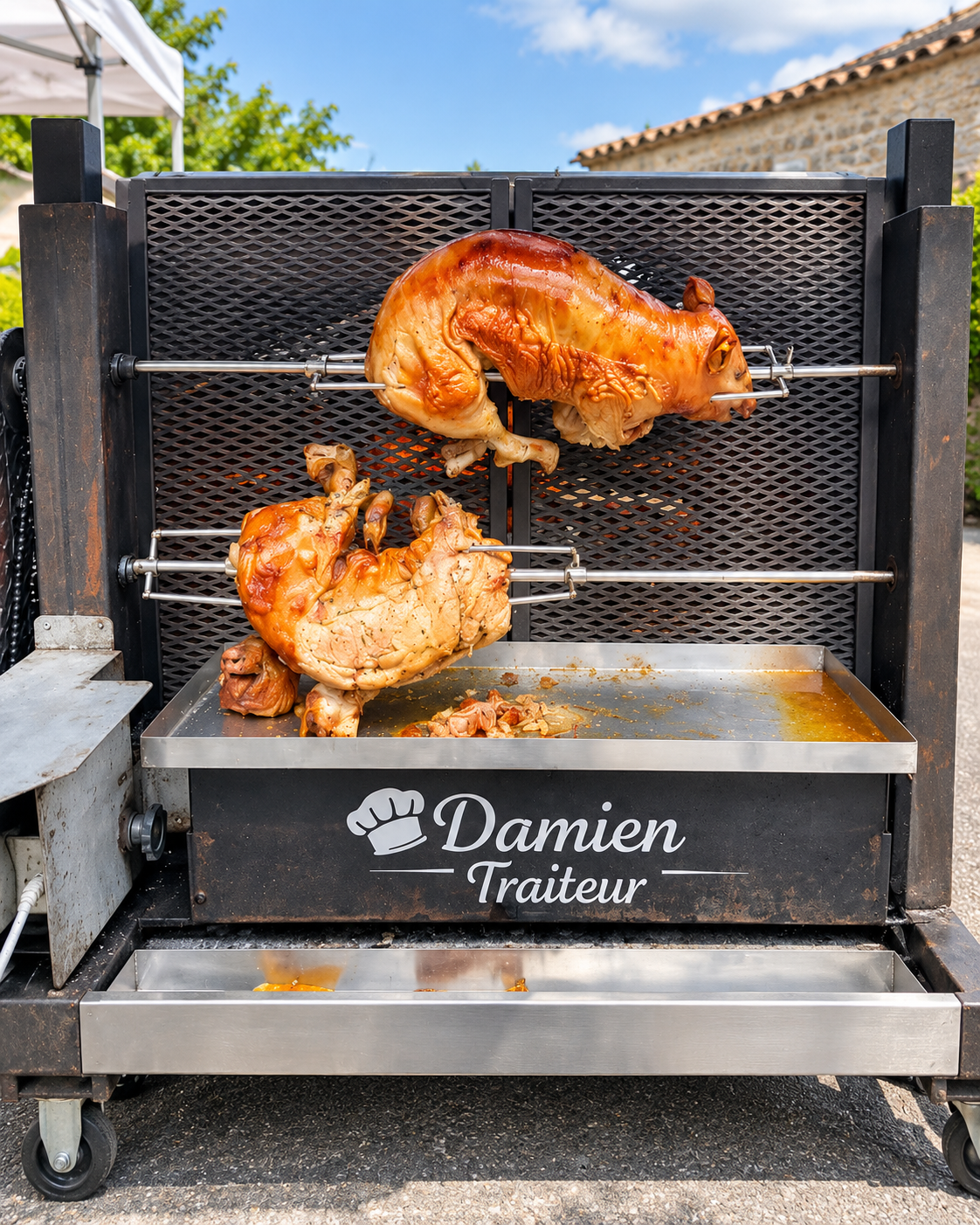 Paella et rôtisserie à domicile